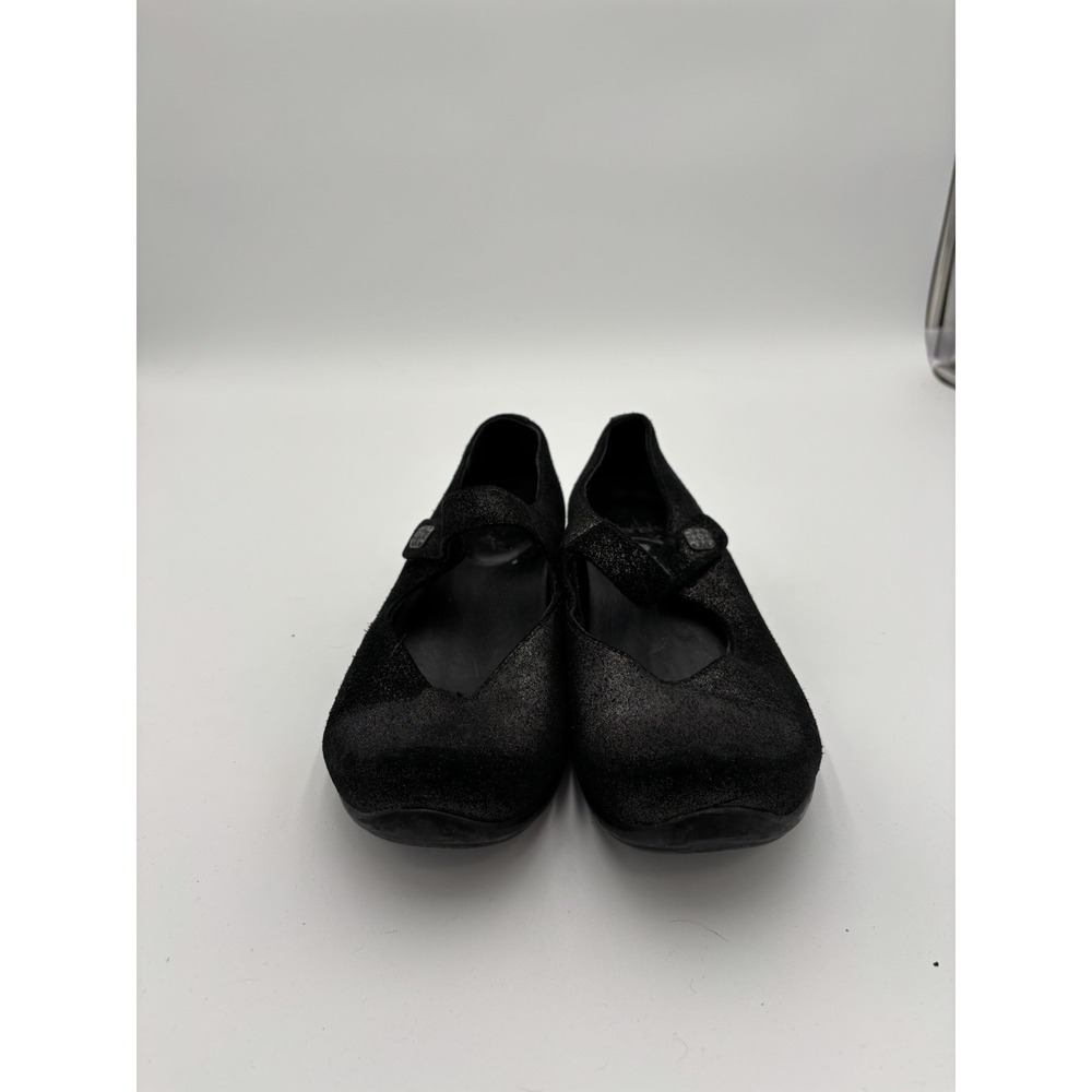 Dansko Womens Black Nappa Opal Mary Jane Comfort Work Shoes Flats Sz 37 6.5-7 US